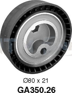 SNR GA350.26 - Rola ghidare / conducere, curea transmisie parts5.com