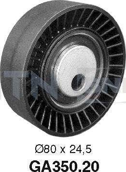 SNR GA350.20 - Rola ghidare / conducere, curea transmisie parts5.com