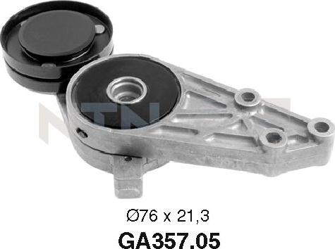 SNR GA357.05 - Deflection / Guide Pulley, v-ribbed belt parts5.com