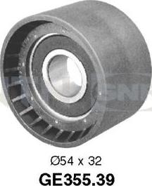 SNR GE355.39 - Preusmerjevalni valj / vodilni valj, zobati jermen parts5.com