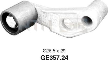 SNR GE357.24 - Паразитна / водеща ролка, зъбен ремък parts5.com