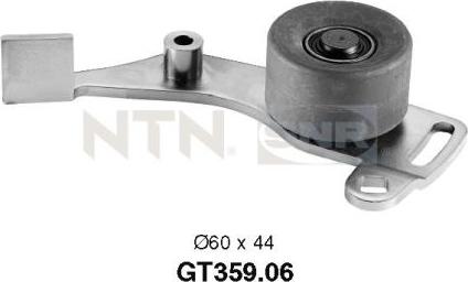 SNR GT359.06 - Germe makarası, triger kayışı parts5.com