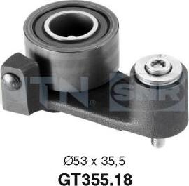 SNR GT355.18 - Kiristysrulla, hammashihnat parts5.com