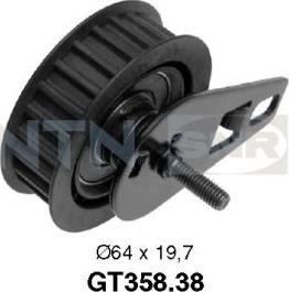 SNR GT358.38 - Rola intinzator,curea distributie parts5.com