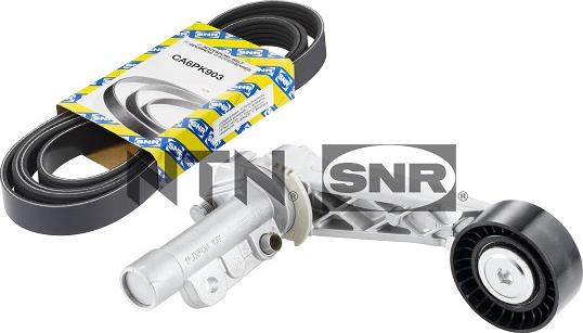 SNR KA859.40 - Garnitura klinastog rebrastog kaiša parts5.com