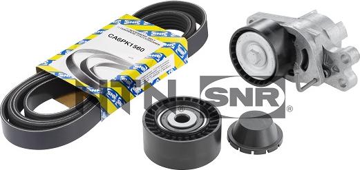 SNR KA859.42 - V-Ribbed Belt Set parts5.com