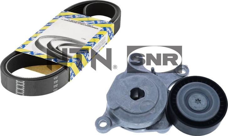 SNR KA851.06 - V-Ribbed Belt Set parts5.com