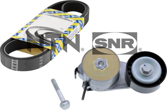 SNR KA858.08 - V-Ribbed Belt Set parts5.com