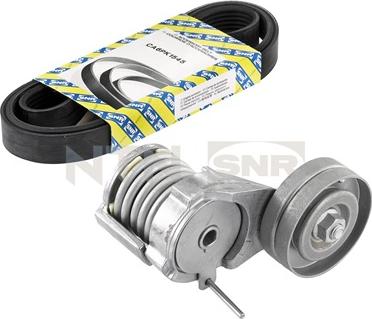 SNR KA857.04 - V-Ribbed Belt Set parts5.com