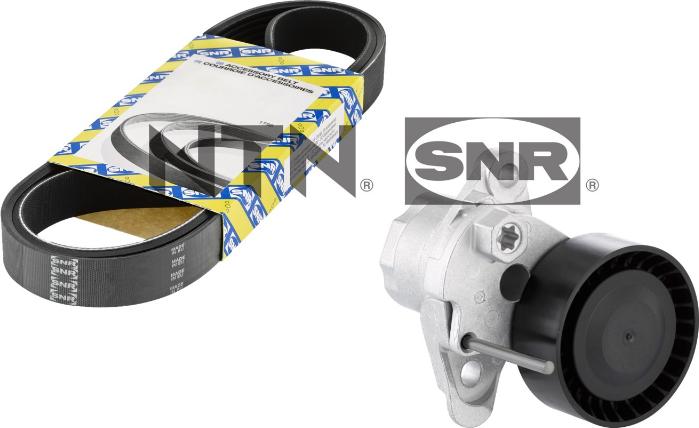 SNR KA857.37 - Garnitura klinastog rebrastog kaiša parts5.com