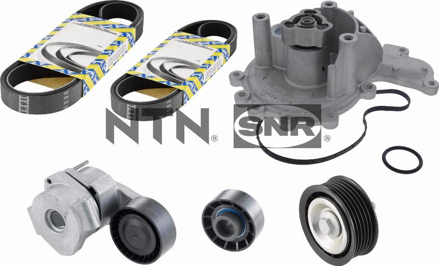 SNR KAP859.440 - Αντλία νερού + σετ ιμάντων poly-V parts5.com