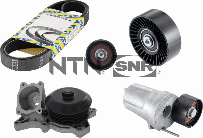 SNR KAP850.020 - Wasserpumpe + Keilrippenriemensatz parts5.com