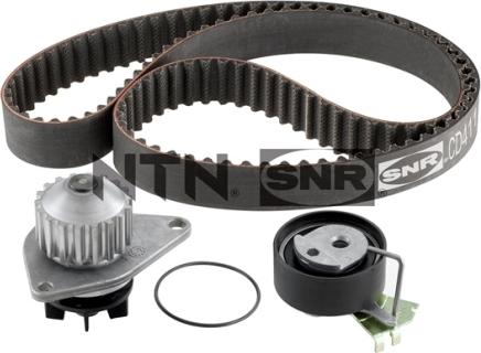 SNR KDP459.340 - Vesipumppu + jakohihnasarja parts5.com