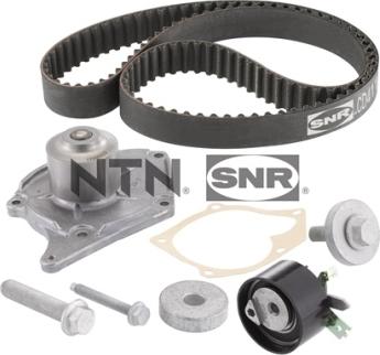 SNR KDP455.581 - Vízpumpa + fogasszíj készlet parts5.com