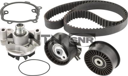 SNR KDP455.620 - Bomba de agua + kit correa distribución parts5.com