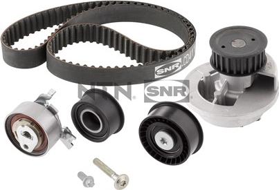 SNR KDP453.122 - Vízpumpa + fogasszíj készlet parts5.com