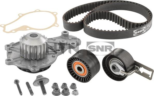 SNR KDP452.360 - Pompa wodna + zestaw paska rozrządu parts5.com