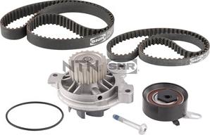 SNR KDP457.600 - Vízpumpa + fogasszíj készlet parts5.com