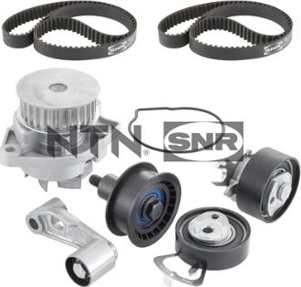 SNR KDP457.260 - Vízpumpa + fogasszíj készlet parts5.com