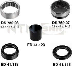 SNR KS559.06 - Mounting, axle beam parts5.com