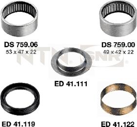 SNR KS559.00 - Akselinripustus parts5.com