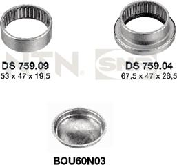 SNR KS559.02 - Vlezajenje, Telo osi parts5.com