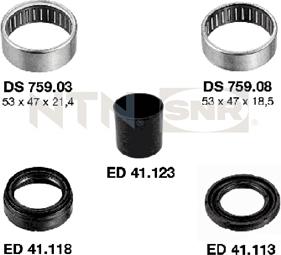 SNR KS559.07 - Vlezajenje, Telo osi parts5.com