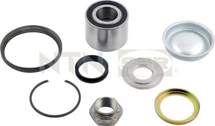 SNR R166.07 - Kerékcsapágy készlet parts5.com