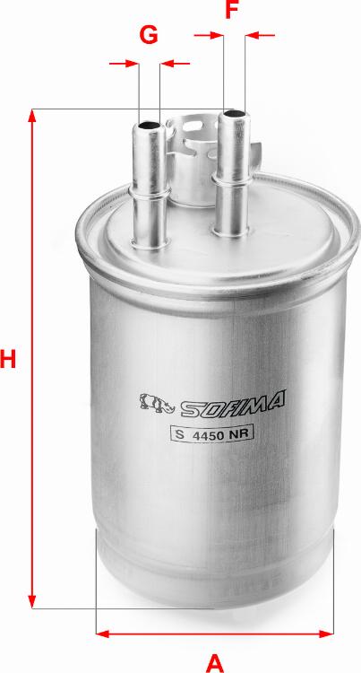 Sofima S 4450 NR - Fuel filter parts5.com