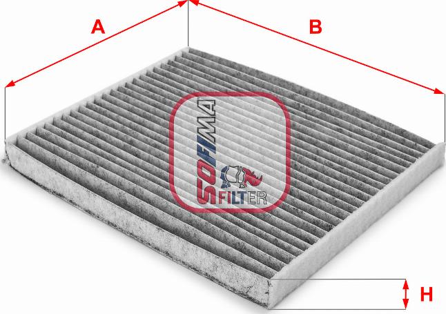 Sofima S 4162 CA - Filter, interior air parts5.com