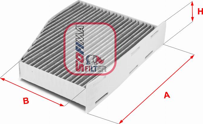 Sofima S 4124 CA - Filter, interior air parts5.com