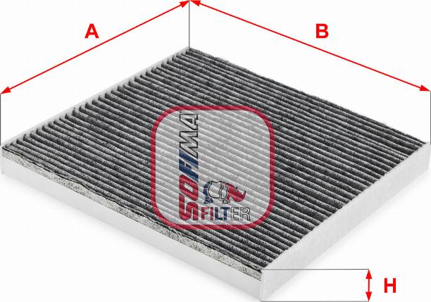 Sofima S 4269 CA - Filtru, aer habitaclu parts5.com