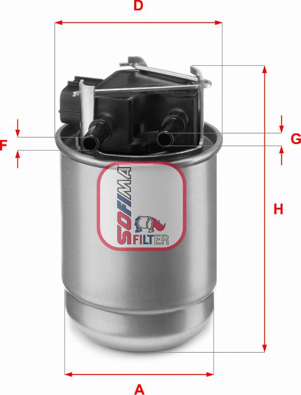 Sofima S 5517 GC - Filtru combustibil parts5.com