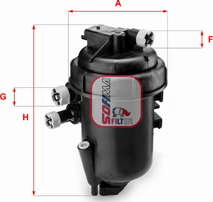 Sofima S 5084 GC - Fuel filter parts5.com