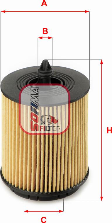 Sofima S 5024 PE - Oil Filter parts5.com