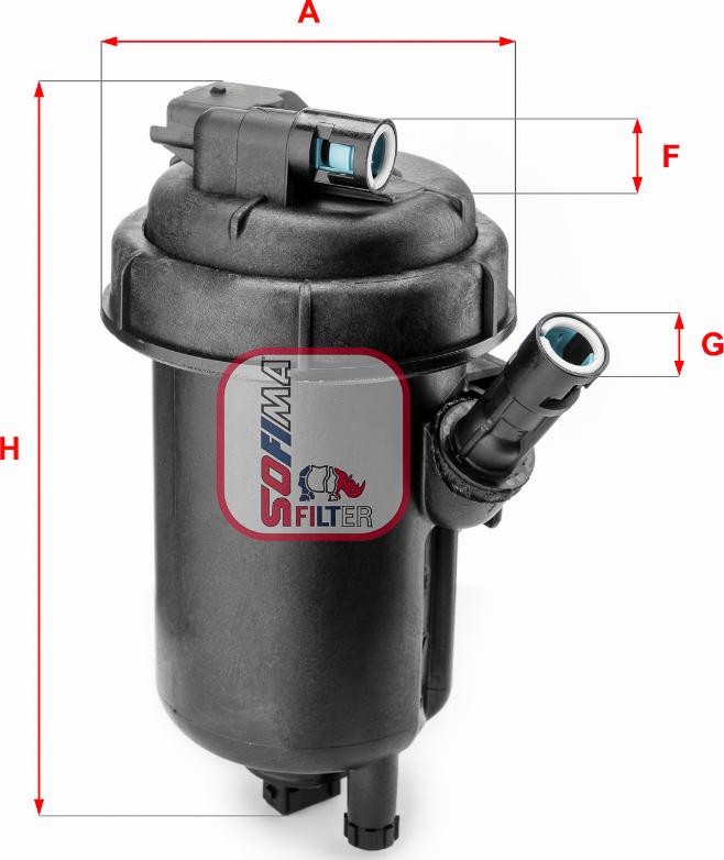 Sofima S 5152 GC - Filtro combustible parts5.com