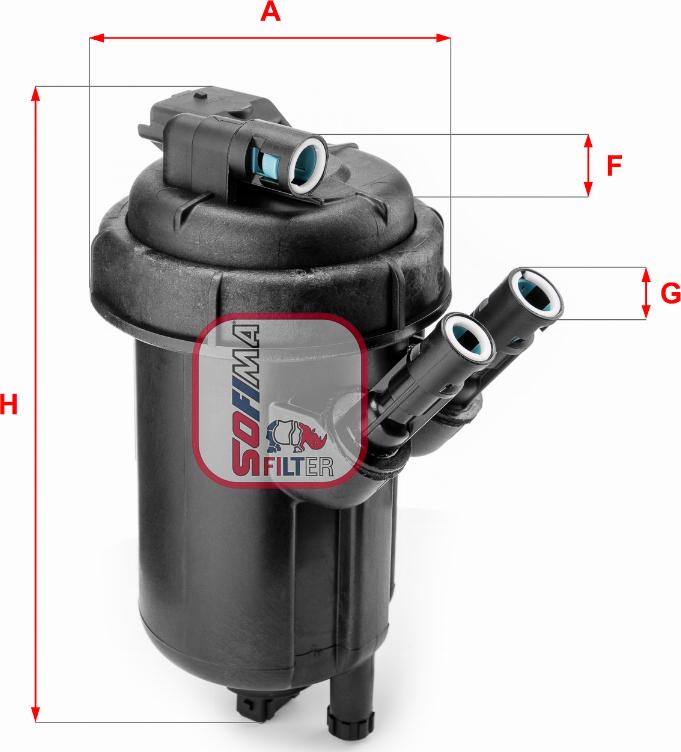 Sofima S 5114 GC - Filtro combustible parts5.com