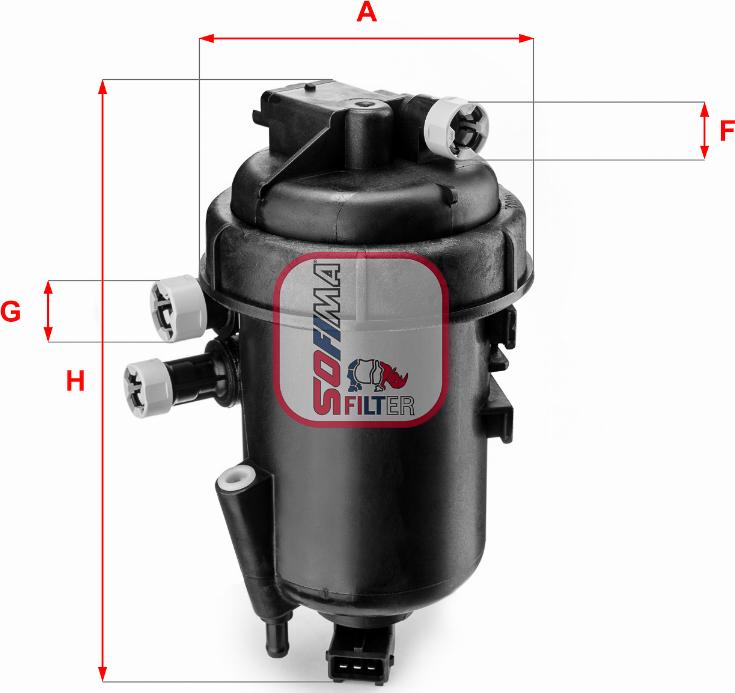 Sofima S 5112 GC - Fuel filter parts5.com