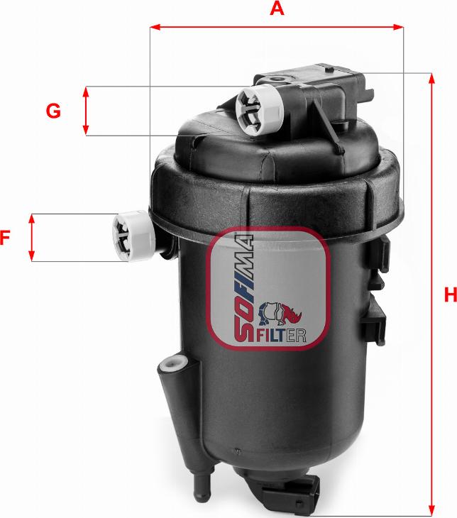 Sofima S 5179 GC - Fuel filter parts5.com