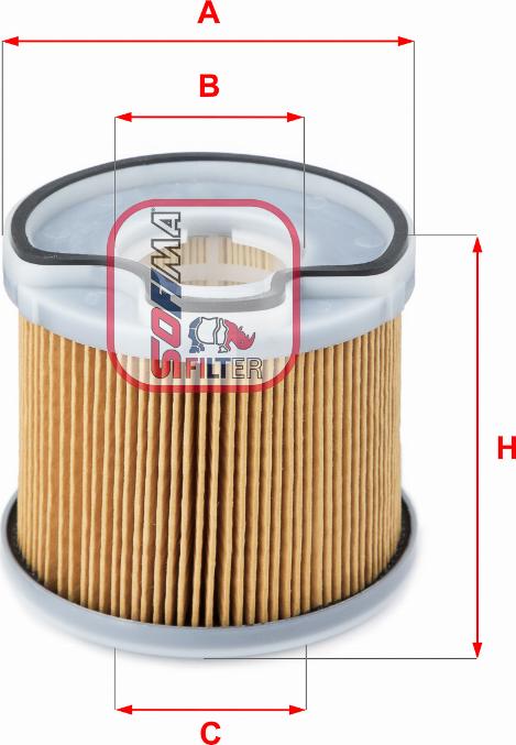 Sofima S 6691 N - Fuel filter parts5.com