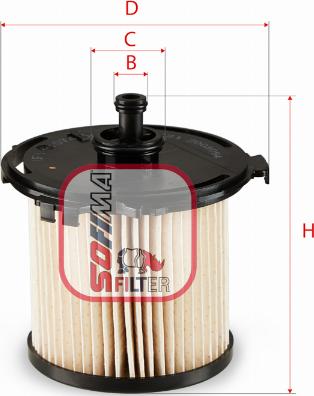 Sofima S 6074 NE - Fuel filter parts5.com