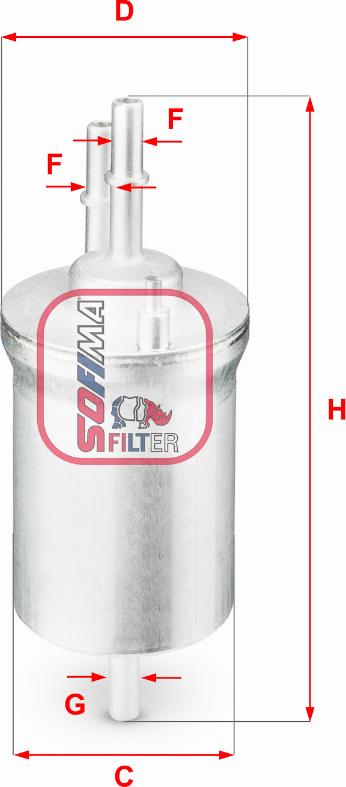 Sofima S 1840 B - Filtro combustible parts5.com