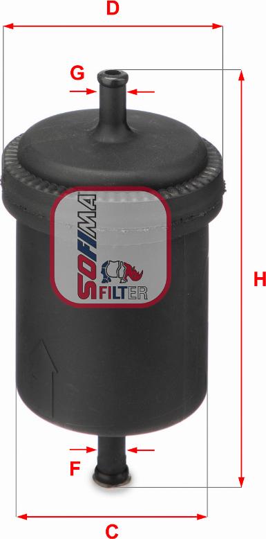 Sofima S 3900 B - Fuel filter parts5.com