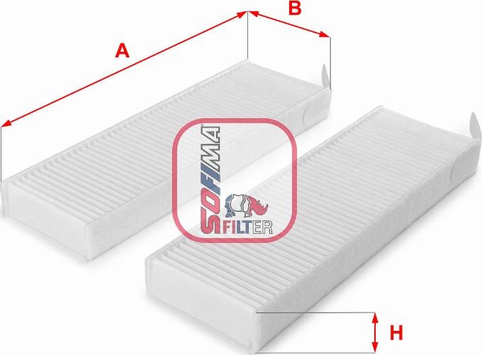 Sofima S 3154 C - Filter, vazduh unutrašnjeg prostora parts5.com