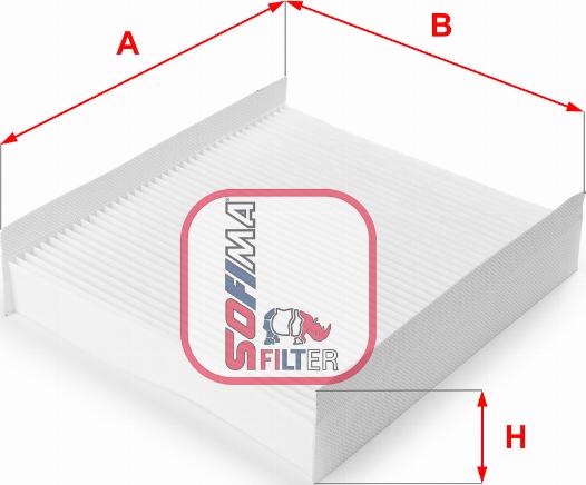 Sofima S 3157 C - Filtru, aer habitaclu parts5.com