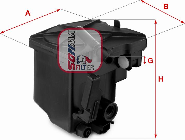 Sofima S 7420 NR - Filtru combustibil parts5.com