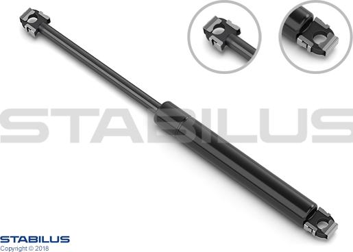 STABILUS 2334BC - Gas Spring, bonnet parts5.com