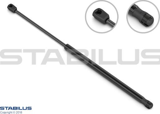 STABILUS 038758 - Gas Spring, boot, cargo area parts5.com