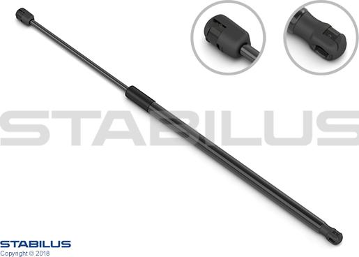 STABILUS 032536 - Plynová vzpera, kapota motora parts5.com