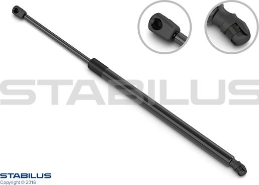 STABILUS 079361 - Gazlı amortisör, bagaj / yükleme bölümü parts5.com